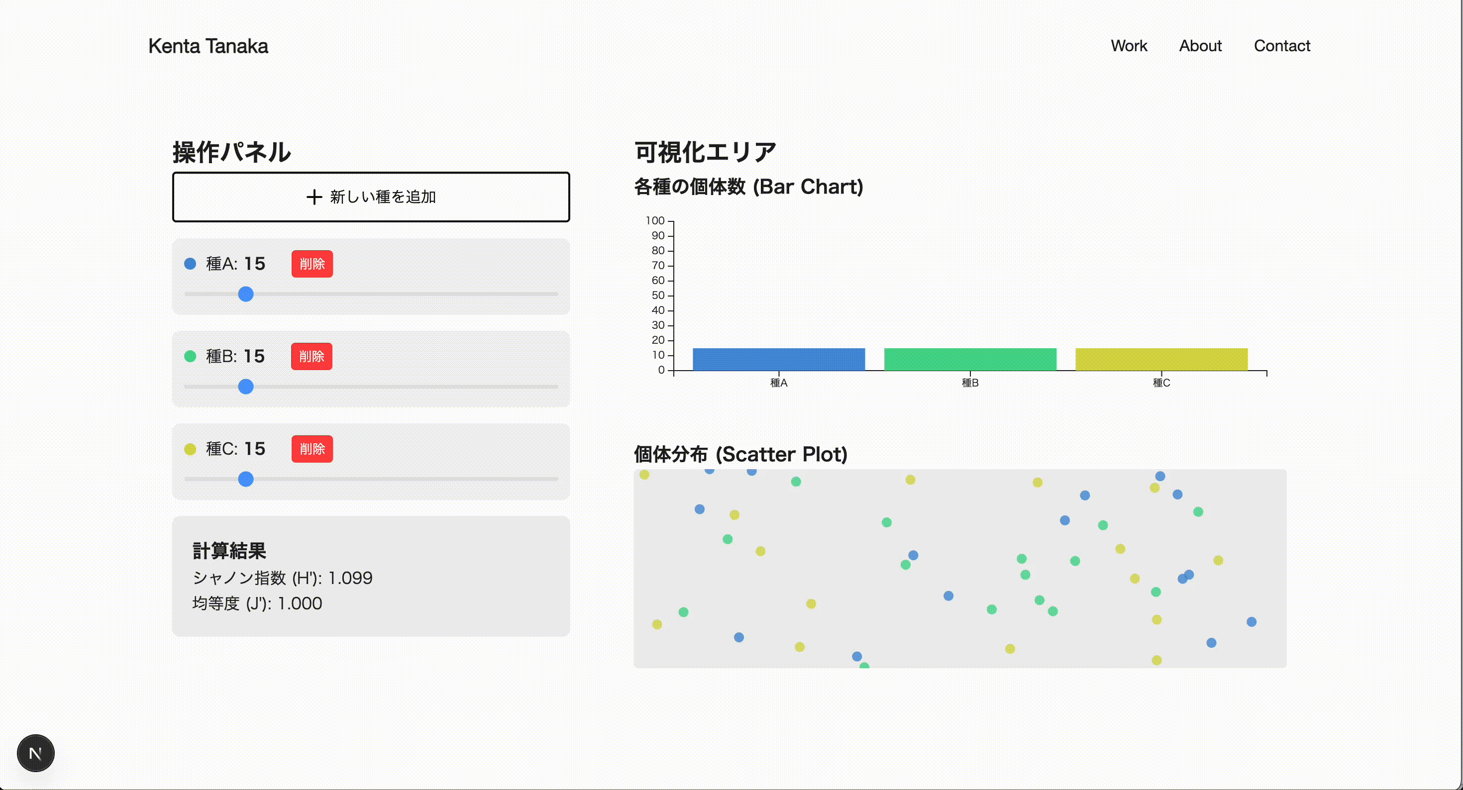 Shannon Diversity Index Visualization